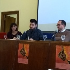 Derecha a izquierda: Borja Cano Vidal, Juan Martínez Gil e Iris de Benito Mesa.
